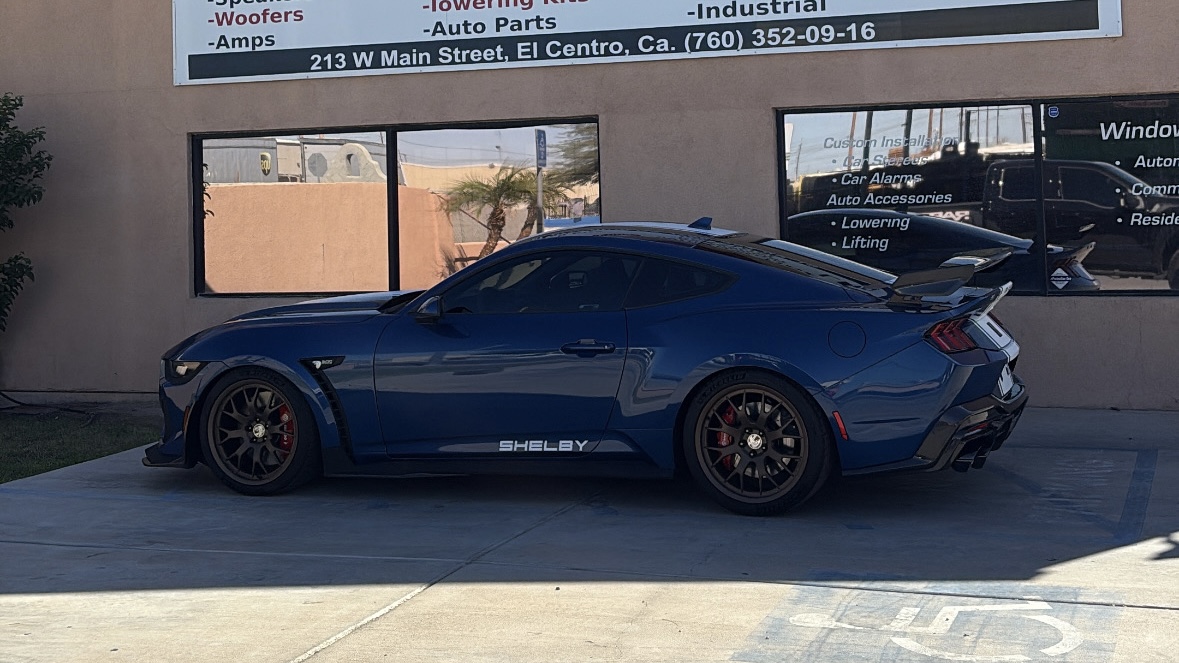 Window tinting banner